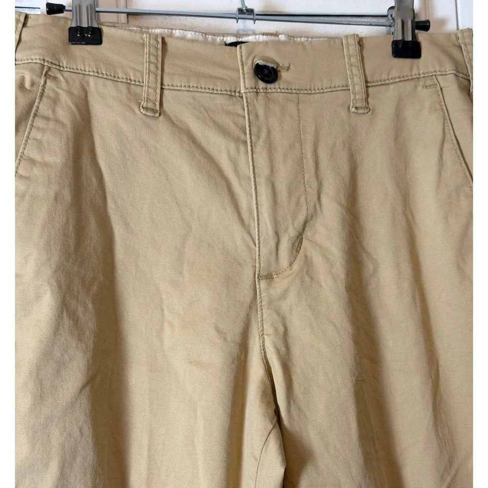Hollister Mens Chino Pants 29x30 Tan Epic Flex Slim Fit Khaki Trousers Preppy